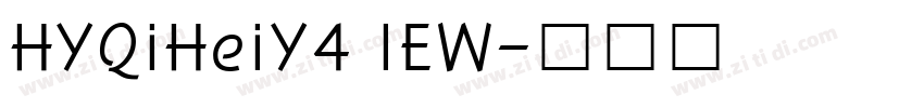 HYQiHeiY4 IEW字体转换